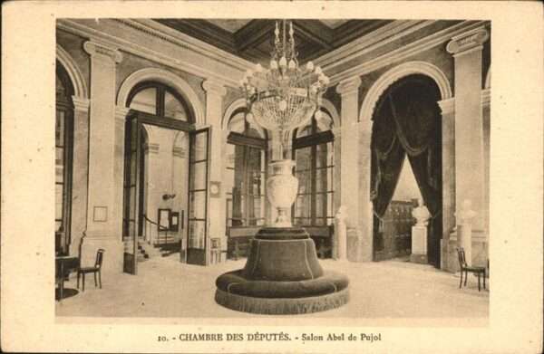 Paris Chambre des Deputes Salon Abel de Pujol