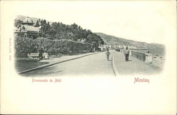 Menton Alpes Maritimes Promenade du Midi