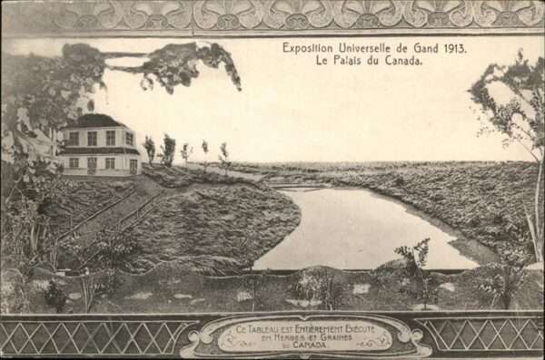 Gand Belgien Palais du Canada
