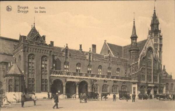 Bruges BRUGGE Belgie La Gare Kutsche