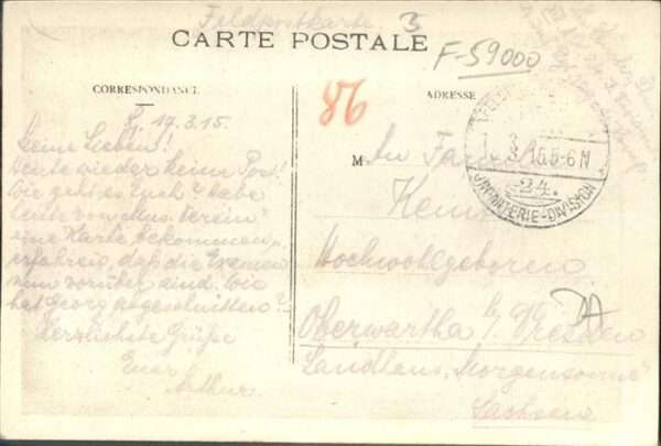 Lille Nord Rue du Paris Strassenbahn Clocher Eglis – Bild 2