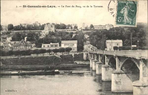Saint-Germain-en-Laye Brücke Schiff