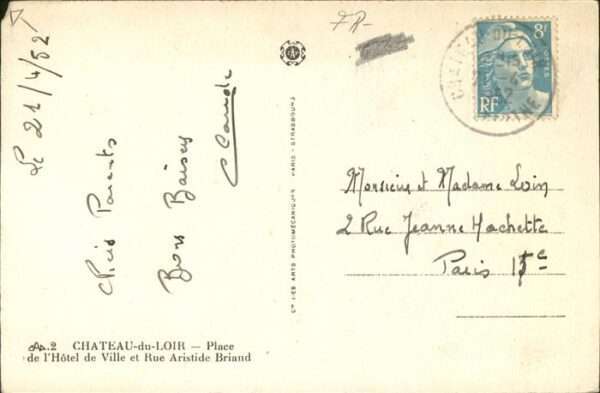 Chateau-du-Loir Place de Hotel Ville Rue Aristide Brian – Bild 2