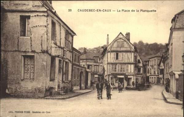 Caudebec-en-Caux Place de la Planquette Pferd