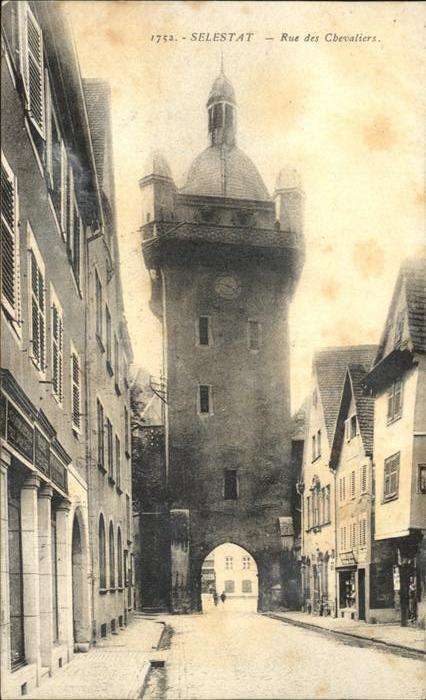 Selestat Bas Rhin Elsass Rue des Chevaliers