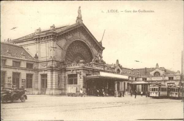 Liege Luettich Gare Guillemins Straßenbahn
