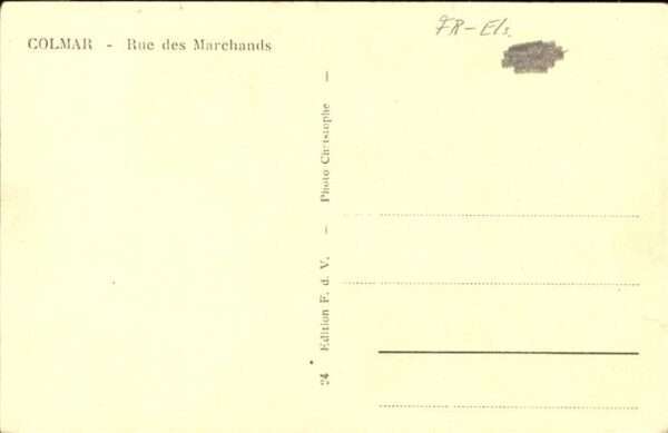 Colmar Haut Rhin Elsass Rue Marchands – Bild 2