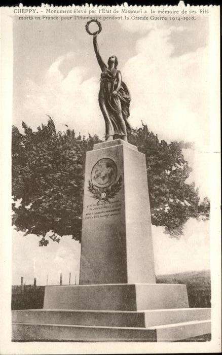 Cheppy Monument eleve par l'Etat de Missouri