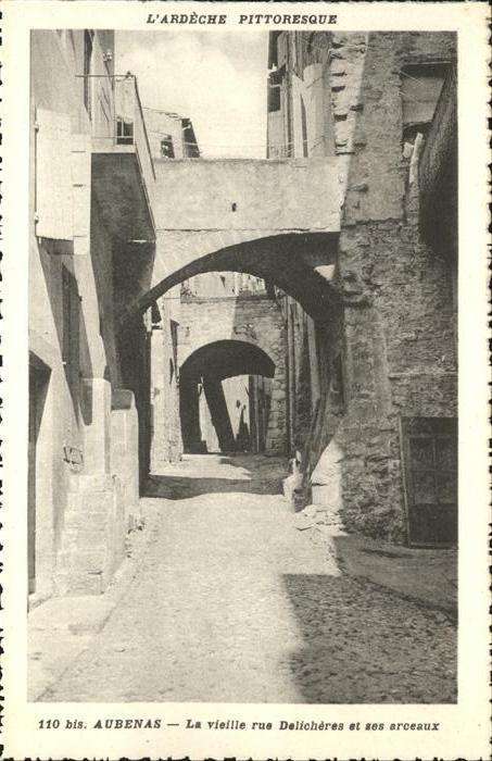 Aubenas Vieille rue Delicheres
