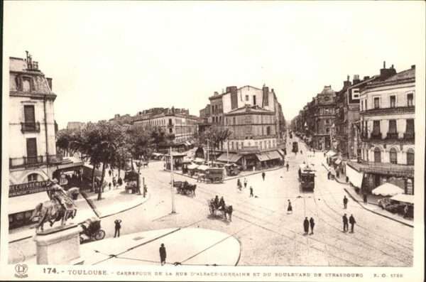 Toulouse Haute-Garonne Boulevard de Strasbourg Straßenbahn