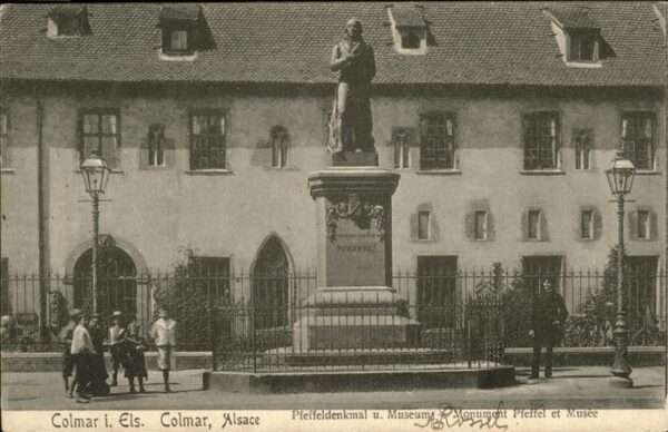Colmar Haut Rhin Elsass Pfeffeldenkmal