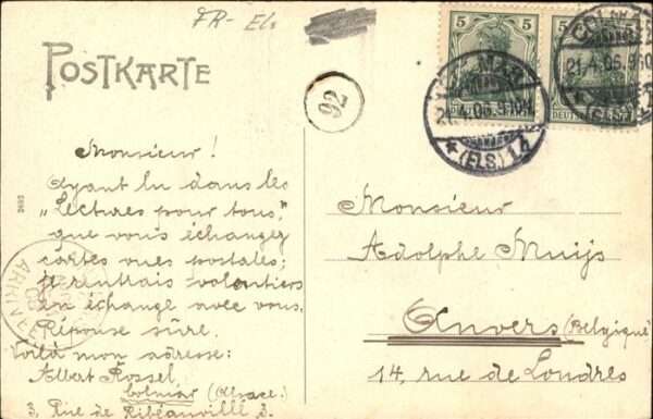 Colmar Haut Rhin Elsass Pfeffeldenkmal – Bild 2