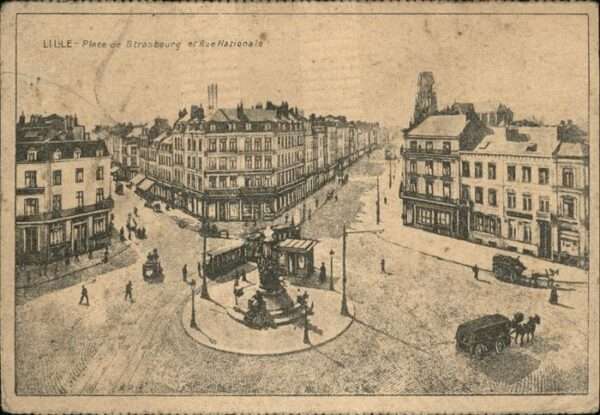 Lille Nord Place Strasbourg Straßenbahn