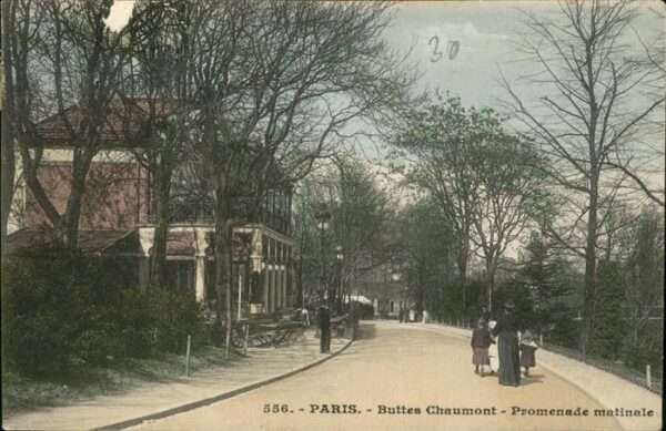 Paris Buttes Chaumont Promenade matinale