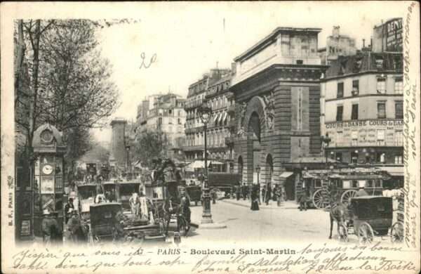 Paris Boulevard Saint-Martin