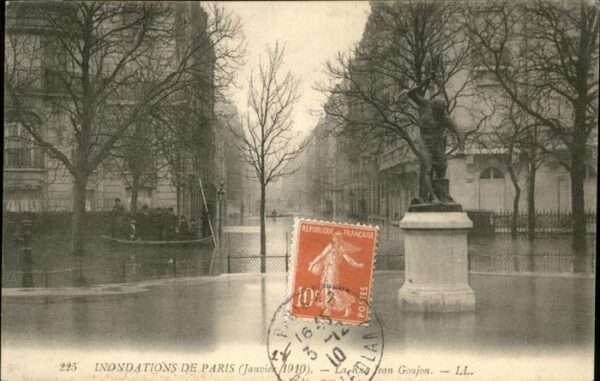 Paris Inondation des Paris Rue Jean Goujon
