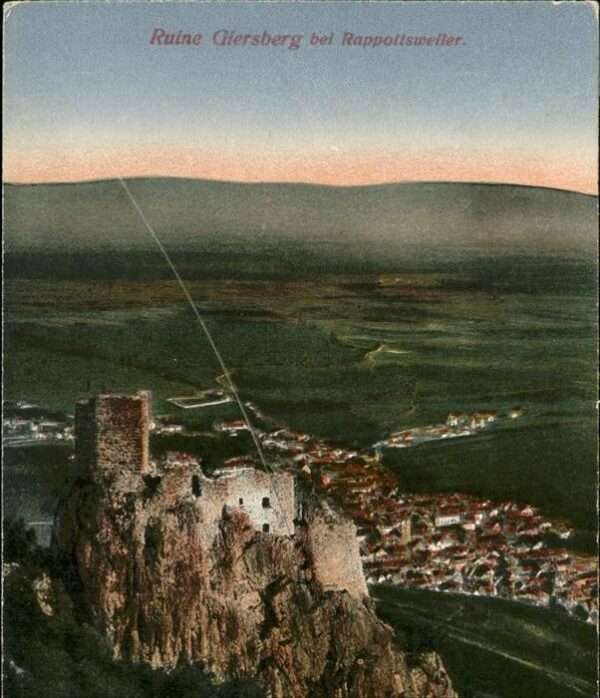 Rappoltsweiler Haut Rhin Elsass Ruine Giersberg