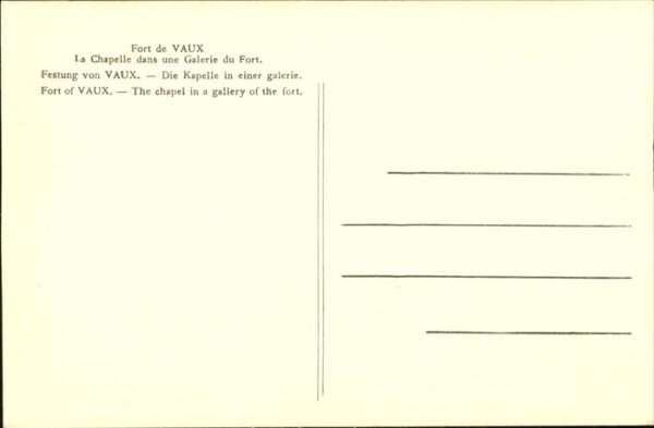 Fort de Vaux Kapelle – Bild 2