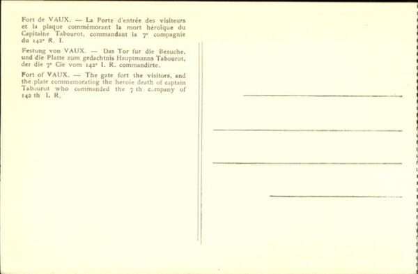 Fort de Vaux Besuchertor – Bild 2