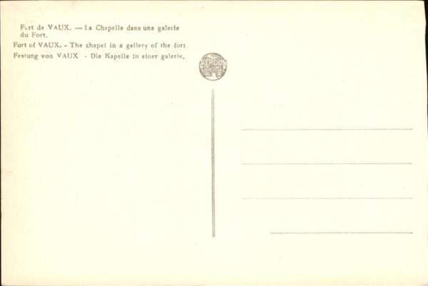 Fort de Vaux Kapelle – Bild 2