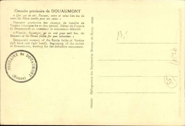 Douaumont Ossuaire provisoire – Bild 2