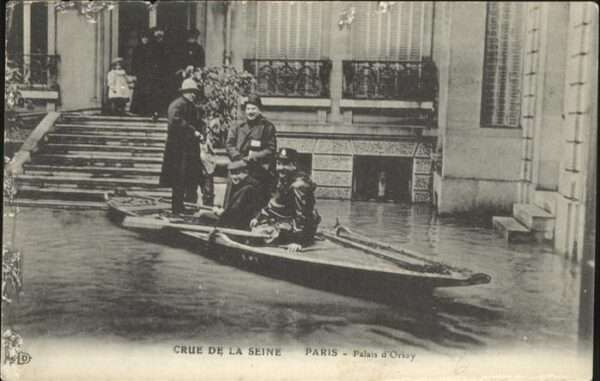 Paris Crue de la Seine Palais d_Orsay