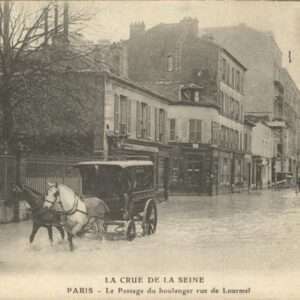 Paris Crue de la Seine rue de Lourmel