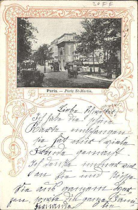 Paris Porte St. Martin