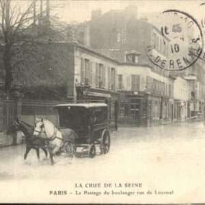 Paris La Crue de la Seine rue de Lourmel