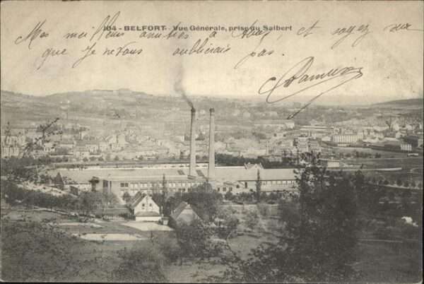Belfort Alsace Vue generale