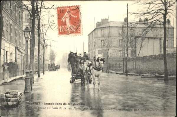 Ivry-sur-Seine Inondations Rue de Seine