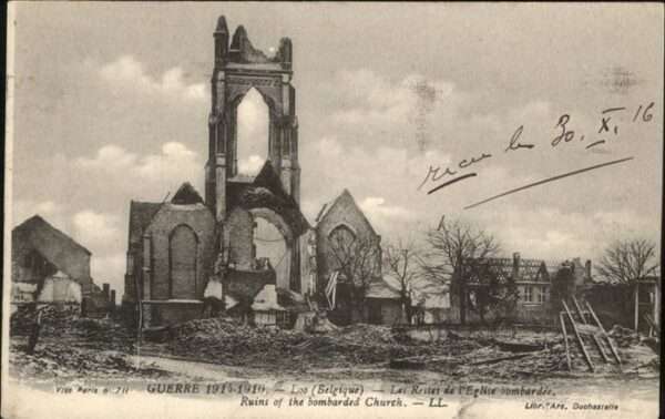 Loo West-Vlaanderen Restes de L'Eglise