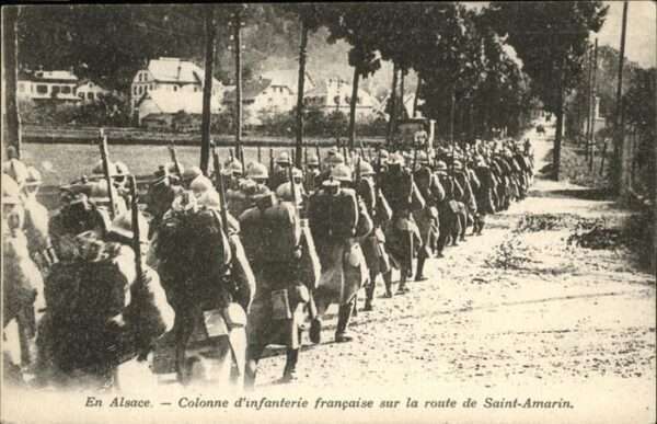 Saint-Amarin Colonne d_Infanterie francaise