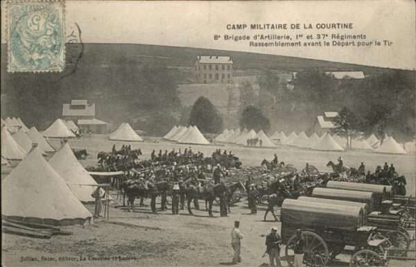 Camp de la Courtine 8. Brigade d_Artillerie