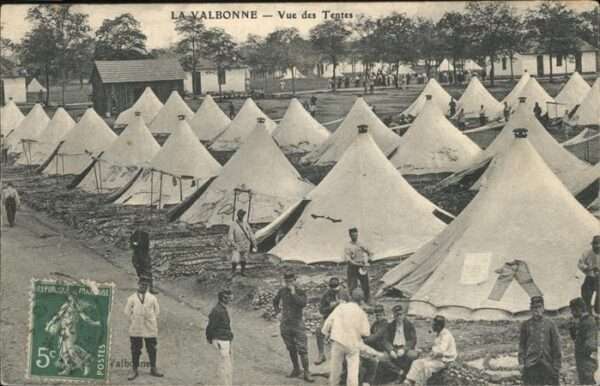 La Valbonne Vue des Tentes