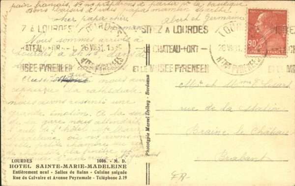 Lourdes Hautes Pyrenees Hotel Sainte -Marie-Madeleine – Bild 2