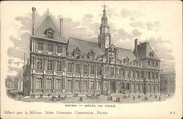 Reims Champagne Ardenne Hotel de Ville