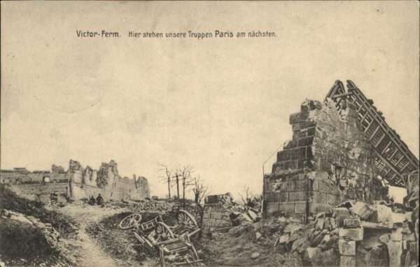 Victor Ferm zerstörte Häuser