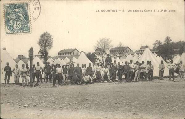 La Courtine Camp a la 2e Brigade