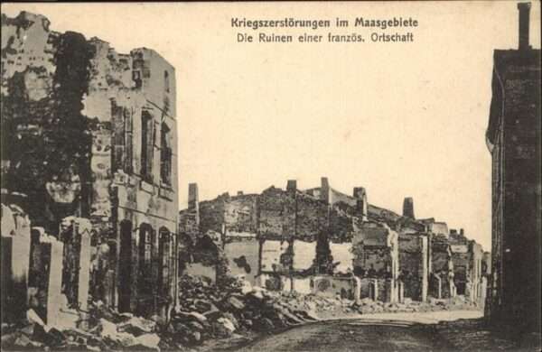Metz  57 Moselle Maasgebiet Ruinen