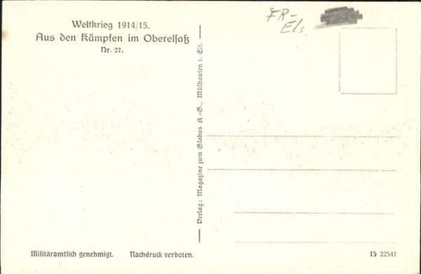 Sennheim zerschossene Häuser – Bild 2