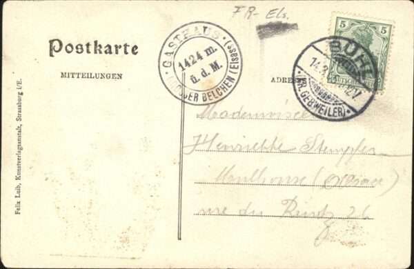 Belchen Elsass Gasthof Belchenkopf – Bild 2