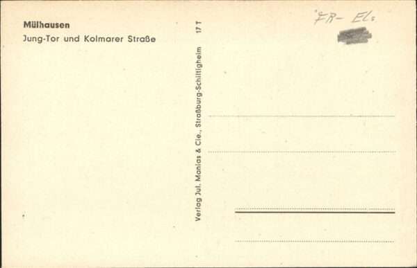 Muelhausen Elsass Jung-Tor Colmarer Straße – Bild 2