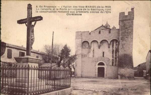 Saintes-Maries-de-la-Mer  Basilique Kreuz