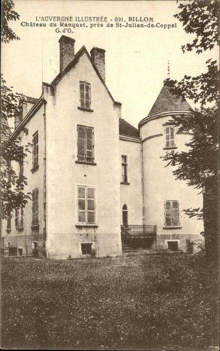 Billom Chateau Ranquet St Julien de Coppel