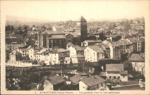 Eymoutiers Pont metallique