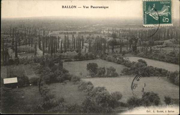 Ballon Sarthe Vue Panoramique