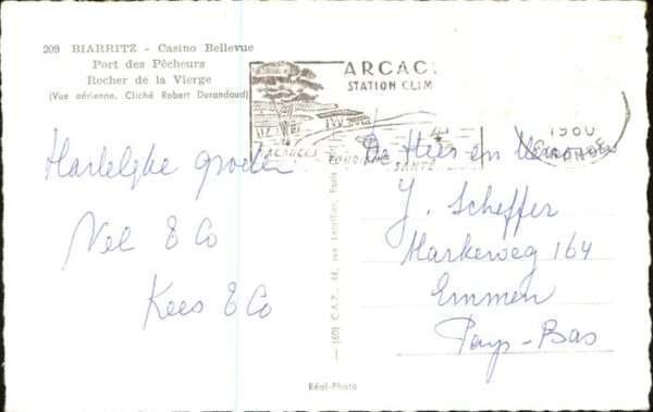 Biarritz Pyrenees Atlantiques Fliegeraufnahme Casino Bellevue – Bild 2