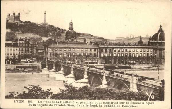 Lyon France Pont Guillotiere