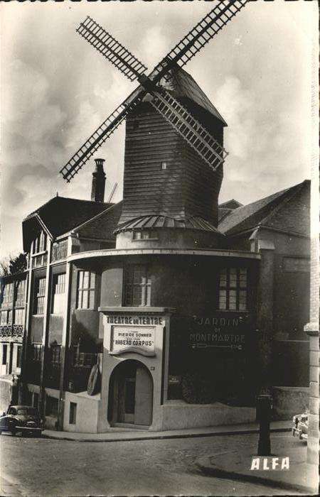 Paris Montmarte Moulin Galette